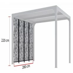 4 Panneaux Moucharabieh En Acier époxy Gris Pour Côté 3m De La Pergola Bioclimatique Alu 10,80m² Habrita 7 4 Panneaux Moucharabieh En Acier époxy Gris Pour Côté 3m De La Pergola Bioclimatique Alu 10,80m² Habrita -Nesling Magasin 4 panneaux moucharabieh en acier epoxy gris pour cote 3m de la pergola bioclimatique alu 1080m habrita 2