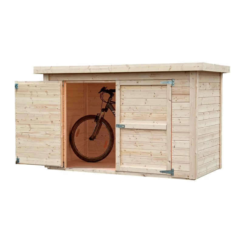 Abri à Vélos En Bois Naturel 2,10m² Cykel + Plancher – Baltic 3 Abri à Vélos En Bois Naturel 2,10m² Cykel + Plancher – Baltic – Image 2