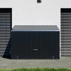 Abri à Vélos En Métal Sesame 1500L Anthracite 1,41m² TRIMETALS -Nesling Magasin abri a velos en metal sesame 1500l anthracite 141m trimetals 2