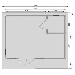 Abri Bois Massif 22m² MODERNE Traité Marron 40mm Gardy Shelter 10 Abri Bois Massif 22m² MODERNE Traité Marron 40mm Gardy Shelter -Nesling Magasin abri bois massif 22m moderne traite marron 40mm gardy shelter 2