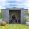 Abri De Jardin 10,7m² Toit Double Pente En Acier Galvanisé Anthracite Spacemaker 1 Abri De Jardin 10,7m² Toit Double Pente En Acier Galvanisé Anthracite Spacemaker -Nesling Magasin abri de jardin 107m toit double pente en acier galvanise anthracite spacemaker