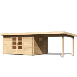 Abri De Jardin 11,49m² En Bois Massif 40mm Trittau 5 Avec Appentis 330cm – Karibu 10 Abri De Jardin 11,49m² En Bois Massif 40mm Trittau 5 Avec Appentis 330cm – Karibu -Nesling Magasin abri de jardin 1149m en bois massif 40mm trittau 5 avec appentis 330cm woodfeeling 2