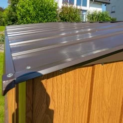 Abri De Jardin 11,58m² Toit Double Pente En Acier Galvanisé Aspect Bois Spacemaker 10 Abri De Jardin 11,58m² Toit Double Pente En Acier Galvanisé Aspect Bois Spacemaker -Nesling Magasin abri de jardin 1158m toit double pente en acier galvanise aspect bois spacemaker 2