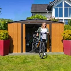 Abri De Jardin 11,58m² Toit Double Pente En Acier Galvanisé Aspect Bois Spacemaker 13 Abri De Jardin 11,58m² Toit Double Pente En Acier Galvanisé Aspect Bois Spacemaker -Nesling Magasin abri de jardin 1158m toit double pente en acier galvanise aspect bois spacemaker 5