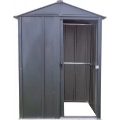 Abri De Jardin 1,5m² Toit Double Pente En Acier Galvanisé Anthracite Spacemaker -Nesling Magasin abri de jardin 15m toit double pente en acier galvanise anthracite spacemaker 4