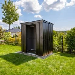 Abri De Jardin 2,7m² Monopente En Acier Galvanisé Noir Onyx Spacemaker 10 Abri De Jardin 2,7m² Monopente En Acier Galvanisé Noir Onyx Spacemaker -Nesling Magasin abri de jardin 27m monopente en acier galvanise noir onyx spacemaker 2