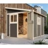 Abri De Jardin Adossé En Bois Gris Terre 6,23m² Bomlitz 3 - Karibu -Nesling Magasin abri de jardin adosse en bois gris terre 623m bomlitz 3 karibu