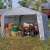 Abri De Jardin Démontable 13m² En Acier Et Polyéthylène Gris – Shelter Logic 2 Abri De Jardin Démontable 13m² En Acier Et Polyéthylène Gris – Shelter Logic -Nesling Magasin abri de jardin demontable 13m en acier et polyethylene gris shelter logic