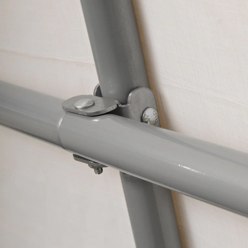 Abri De Jardin Démontable 5,4m² En Acier Et Polyéthylène Gris – Shelter Logic 5 Abri De Jardin Démontable 5,4m² En Acier Et Polyéthylène Gris – Shelter Logic – Image 3