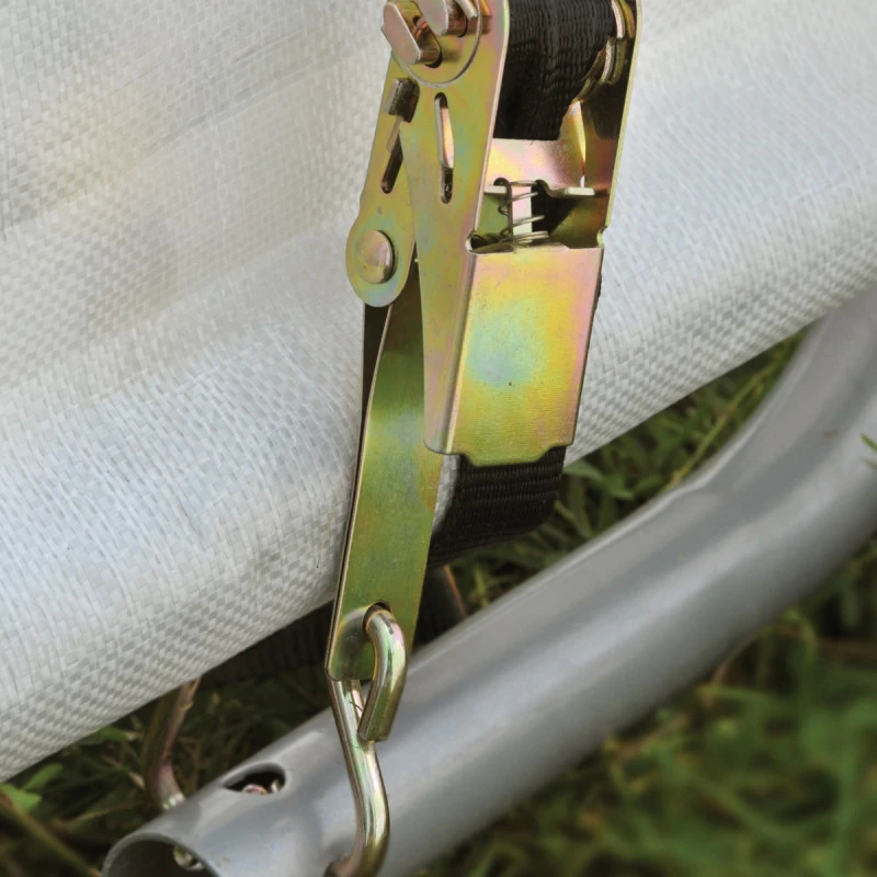 Abri De Jardin Démontable 5,4m² En Acier Et Polyéthylène Gris – Shelter Logic 8 Abri De Jardin Démontable 5,4m² En Acier Et Polyéthylène Gris – Shelter Logic – Image 6