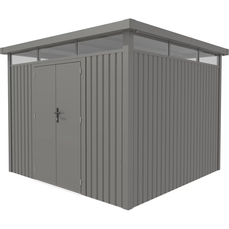 Abri De Jardin En Acier Galvanisé Kosto 8,64m² + Kit D'ancrage - X-Métal 6 Abri De Jardin En Acier Galvanisé Kosto 8,64m² + Kit D'ancrage - X-Métal – Image 4