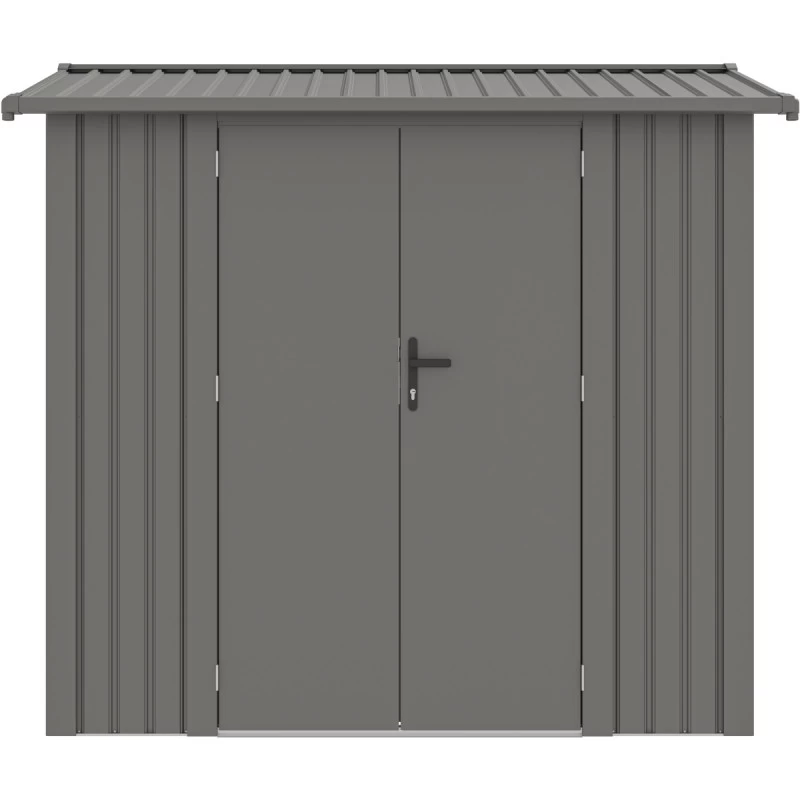 Abri De Jardin En Acier Galvanisé Roka 4,08m² + Kit D'ancrage - X-Métal 6 Abri De Jardin En Acier Galvanisé Roka 4,08m² + Kit D'ancrage - X-Métal – Image 4