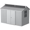 Abri De Jardin En Aluminium Gris Avec Puits De Lumière 4,33m² + Kit Fondation - DURAMAX 2 Abri De Jardin En Aluminium Gris Avec Puits De Lumière 4,33m² + Kit Fondation - DURAMAX -Nesling Magasin abri de jardin en aluminium gris avec puits de lumiere 433m kit fondation duramax
