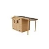Abri De Jardin En Bois Brut 4,08m² + Bûcher 2,08m² + Plancher -Nesling Magasin abri de jardin en bois brut 408m bucher 208m plancher