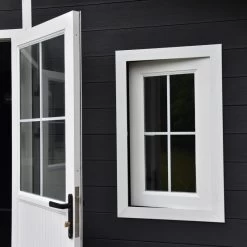 Abri De Jardin En Bois Composite 28mm Anthracite 19,22m² PREMIUM - Woodlife Garden -Nesling Magasin abri de jardin en bois composite 28mm anthracite 1922m premium woodlife garden 5