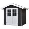 Abri De Jardin En Bois Composite 28mm Anthracite 4,77m² PREMIUM - Woodlife Garden -Nesling Magasin abri de jardin en bois composite 28mm anthracite 477m premium woodlife garden