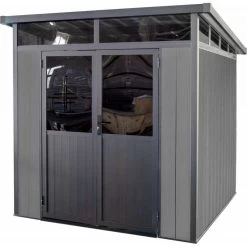 Abri De Jardin En Bois Composite 28mm Anthracite 5,28m² WINSTON Skylight - Woodlife Garden 13 Abri De Jardin En Bois Composite 28mm Anthracite 5,28m² WINSTON Skylight - Woodlife Garden -Nesling Magasin abri de jardin en bois composite 28mm anthracite 528m winston skylight woodlife garden 5