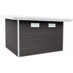 Abri De Jardin En Bois Composite 28mm Anthracite 9m² PREMIUM Toit Plat - Woodlife Garden 11 Abri De Jardin En Bois Composite 28mm Anthracite 9m² PREMIUM Toit Plat - Woodlife Garden -Nesling Magasin abri de jardin en bois composite 28mm anthracite 9m premium toit plat woodlife garden 3