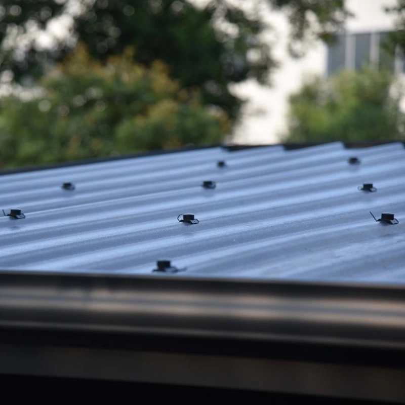 Abri De Jardin En Bois Composite 28mm Anthracite 9m² PREMIUM Toit Plat - Woodlife Garden 8 Abri De Jardin En Bois Composite 28mm Anthracite 9m² PREMIUM Toit Plat - Woodlife Garden – Image 6