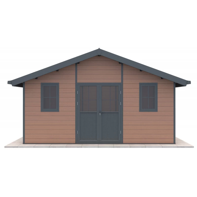 Abri De Jardin En Bois Composite 28mm Aspect Bois 19,22m² PREMIUM - Woodlife Garden 4 Abri De Jardin En Bois Composite 28mm Aspect Bois 19,22m² PREMIUM - Woodlife Garden – Image 2