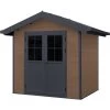 Abri De Jardin En Bois Composite 28mm Aspect Bois 4,77m² PREMIUM - Woodlife Garden -Nesling Magasin abri de jardin en bois composite 28mm aspect bois 477m premium woodlife garden