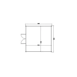 Abri De Jardin En Bois Composite 28mm Bois Vieilli 14,44m² Double Porte Alu Et Double Vitrage - WoodLife Garden -Nesling Magasin abri de jardin en bois composite 28mm bois vieilli 1444m double porte alu et double vitrage woodlife 5