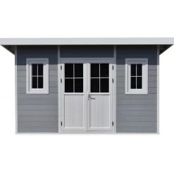 Abri De Jardin En Bois Composite 28mm Gris Clair 14,90m² PREMIUM Toit Plat - Woodlife Garden 11 Abri De Jardin En Bois Composite 28mm Gris Clair 14,90m² PREMIUM Toit Plat - Woodlife Garden -Nesling Magasin abri de jardin en bois composite 28mm gris clair 1490m premium toit plat woodlife garden 3