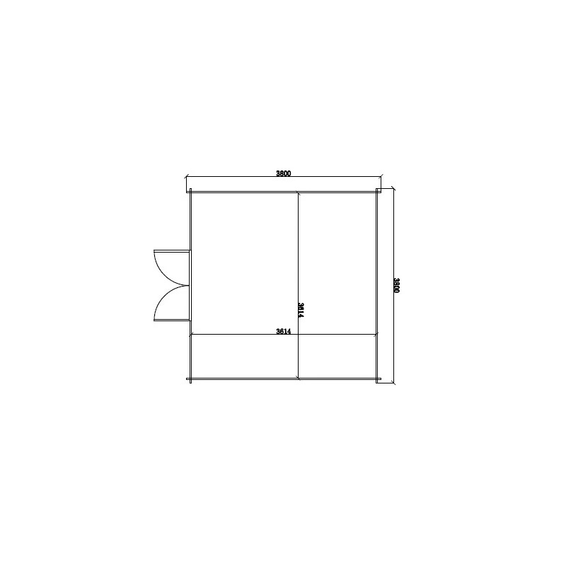 Abri De Jardin En Bois Composite 28mm Gris Foncé 14,44m² Double Porte Alu Et Double Vitrage - WoodLife Garden 7 Abri De Jardin En Bois Composite 28mm Gris Foncé 14,44m² Double Porte Alu Et Double Vitrage - WoodLife Garden – Image 5