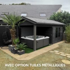 Abri De Jardin En Bois Composite Gris Foncé 9m² + 9m² Terrasse - Woodlife Garden 13 Abri De Jardin En Bois Composite Gris Foncé 9m² + 9m² Terrasse - Woodlife Garden -Nesling Magasin abri de jardin en bois composite gris fonce 9m 9m terrasse woodlife 5