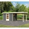 Abri De Jardin En Bois Gris Terre 6,55m² Avec Appentis De 2,80 M Freiburg 4 - Karibu 1 Abri De Jardin En Bois Gris Terre 6,55m² Avec Appentis De 2,80 M Freiburg 4 - Karibu -Nesling Magasin abri de jardin en bois gris terre 655m avec appentis de 280 m freiburg 4 karibu