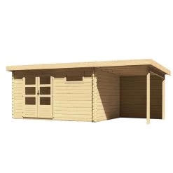 Abri De Jardin En Bois Massif 11,49m² Bastrup 8 Avec Appentis 200cm Et Paroi Arrière – Karibu 10 Abri De Jardin En Bois Massif 11,49m² Bastrup 8 Avec Appentis 200cm Et Paroi Arrière – Karibu -Nesling Magasin abri de jardin en bois massif 1149m bastrup 8 avec appentis 200cm et paroi arriere woodfeeling 2