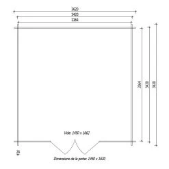 Abri De Jardin En Bois Massif 13m² PRIMO - Madriers 28mm Gardy Shelter 10 Abri De Jardin En Bois Massif 13m² PRIMO - Madriers 28mm Gardy Shelter -Nesling Magasin abri de jardin en bois massif 13m primo madriers 28mm gardy shelter 2