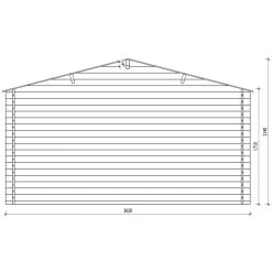 Abri De Jardin En Bois Massif 13m² PRIMO - Madriers 28mm Gardy Shelter 12 Abri De Jardin En Bois Massif 13m² PRIMO - Madriers 28mm Gardy Shelter -Nesling Magasin abri de jardin en bois massif 13m primo madriers 28mm gardy shelter 4
