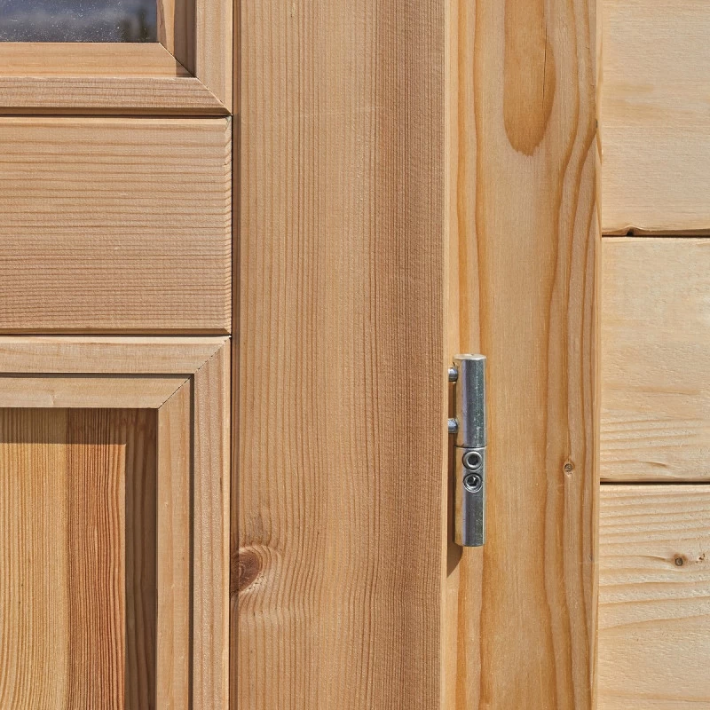 Abri De Jardin En Bois Massif 16m² SHELTY + – Madriers 28mm – Toiture En Acier – Forest Style 6 Abri De Jardin En Bois Massif 16m² SHELTY + – Madriers 28mm – Toiture En Acier – Forest Style – Image 4