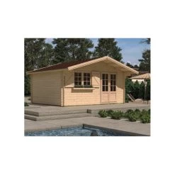 Abri De Jardin En Bois Massif 44mm - 19,82m² Lilac – Forest Style