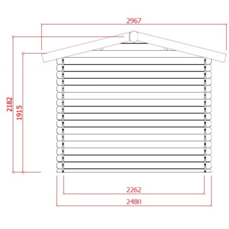 Abri De Jardin En Bois Massif 19mm Dresden Porte Double 4,91m² SOLID 4 Abri De Jardin En Bois Massif 19mm Dresden Porte Double 4,91m² SOLID – Image 2