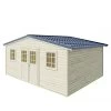 Abri De Jardin En Bois Massif 20m² SHELTY + – Madriers 28mm – Toiture En Acier – Forest Style -Nesling Magasin abri de jardin en bois massif 20m shelty madriers 28mm toiture en acier forest style