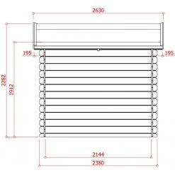 Abri De Jardin En Bois Massif 28mm 7,09m² Toit Berceau SOLID -Nesling Magasin abri de jardin en bois massif 28mm 709m toit berceau solid 3