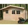 Abri De Jardin En Bois Massif 34mm Linz Avec Double Porte 15,05m² - SOLID 2 Abri De Jardin En Bois Massif 34mm Linz Avec Double Porte 15,05m² - SOLID -Nesling Magasin abri de jardin en bois massif 34mm linz avec double porte 1505m solid