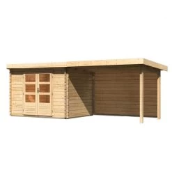 Abri De Jardin En Bois Massif 7,04m² Bastrup 3 Avec Appentis 300cm Et Paroi Arrière – Karibu 10 Abri De Jardin En Bois Massif 7,04m² Bastrup 3 Avec Appentis 300cm Et Paroi Arrière – Karibu -Nesling Magasin abri de jardin en bois massif 704m bastrup 3 avec appentis 300cm et paroi arriere woodfeeling 2