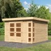 Abri De Jardin En Bois Massif 9,24m² Kerko 6 – Karibu 2 Abri De Jardin En Bois Massif 9,24m² Kerko 6 – Karibu -Nesling Magasin abri de jardin en bois massif 924m kerko 6 woodfeeling