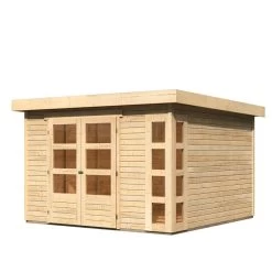 Abri De Jardin En Bois Massif 9,24m² Kerko 6 – Karibu -Nesling Magasin abri de jardin en bois massif 924m kerko 6 woodfeeling 2