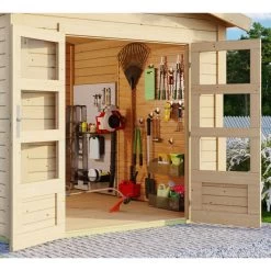 Abri De Jardin En Bois Massif 9,24m² Theres 7 Avec Un Auvent – Karibu 11 Abri De Jardin En Bois Massif 9,24m² Theres 7 Avec Un Auvent – Karibu -Nesling Magasin abri de jardin en bois massif 924m theres 7 avec un auvent karibu 3