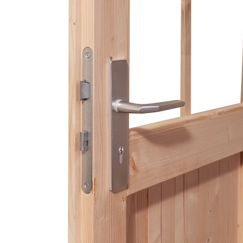 Abri De Jardin En Bois Massif 9,24m² Theres 7 Avec Un Auvent – Karibu 7 Abri De Jardin En Bois Massif 9,24m² Theres 7 Avec Un Auvent – Karibu – Image 5