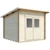 Abri De Jardin En Bois Massif Brut 28mm Karpalo 6,8m² + Plancher - Luoman -Nesling Magasin abri de jardin en bois massif brut 28mm karpalo 68m plancher luoman