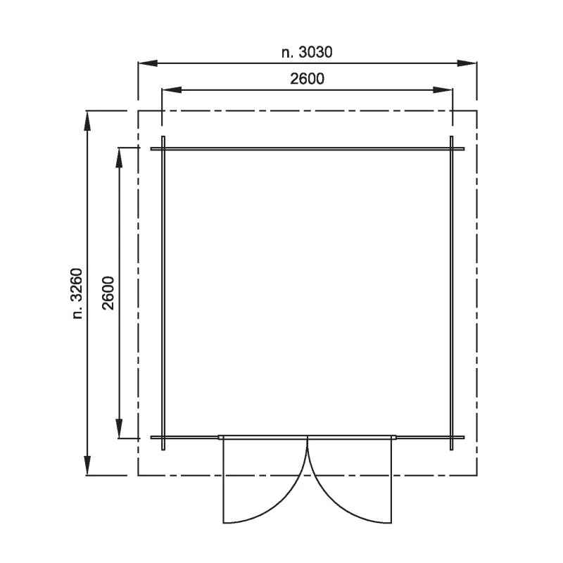 Abri De Jardin En Bois Massif Brut 28mm Karpalo 6,8m² + Plancher - Luoman 5 Abri De Jardin En Bois Massif Brut 28mm Karpalo 6,8m² + Plancher - Luoman – Image 3