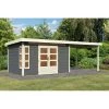Abri De Jardin En Bois Massif Gris Terre 8,88m² Kastorf 7 Avec Appentis 320cm – Karibu 2 Abri De Jardin En Bois Massif Gris Terre 8,88m² Kastorf 7 Avec Appentis 320cm – Karibu -Nesling Magasin abri de jardin en bois massif gris terre 888m kastorf 7 avec appentis 320cm karibu