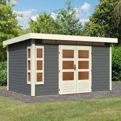 Abri De Jardin En Bois Massif Gris Terre 8,88m² Kastorf 7 – Karibu 10 Abri De Jardin En Bois Massif Gris Terre 8,88m² Kastorf 7 – Karibu -Nesling Magasin abri de jardin en bois massif gris terre 888m kastorf 7 karibu 2