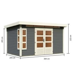 Abri De Jardin En Bois Massif Gris Terre 8,88m² Kastorf 7 – Karibu 11 Abri De Jardin En Bois Massif Gris Terre 8,88m² Kastorf 7 – Karibu -Nesling Magasin abri de jardin en bois massif gris terre 888m kastorf 7 karibu 3