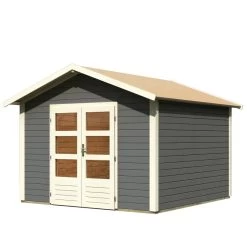 Abri De Jardin En Bois Massif Gris Terre 9,24m² Talkau 8 – Karibu 10 Abri De Jardin En Bois Massif Gris Terre 9,24m² Talkau 8 – Karibu -Nesling Magasin abri de jardin en bois massif gris terre 924m talkau 8 woodfeeling 2
